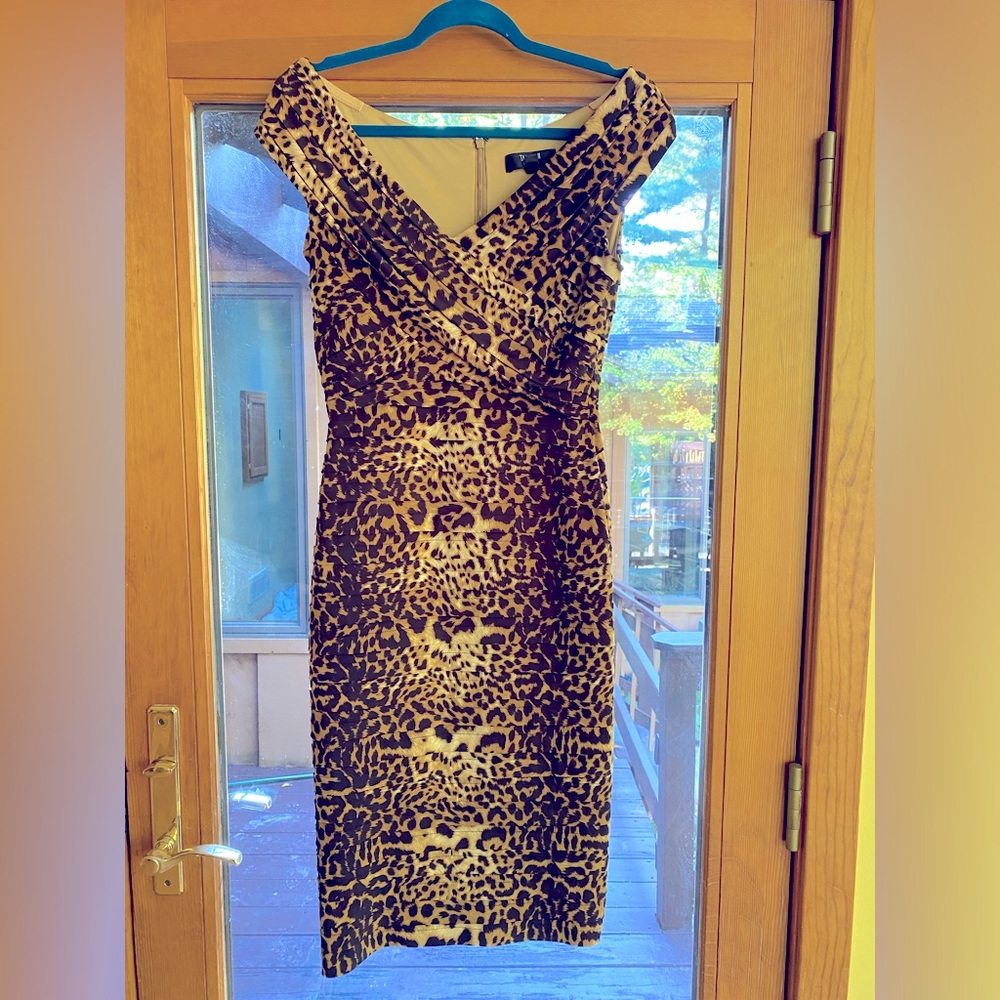 Tadashi Leopard Dress